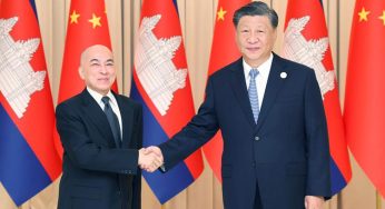 King thanks President Xi for congratulatory message
