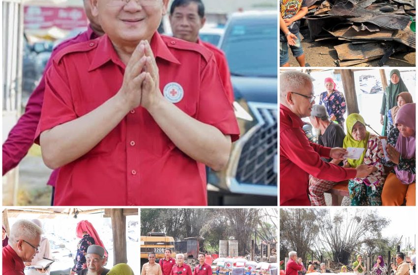  ប្រជាពលរដ្ឋខ្មែរឥស្លាមដែលរងគ្រោះដោយដោយអគ្គិភ័យចំនួន ៣គ្រួសារនៅឃុំតាប៉ុនស្រុកសង្កែ ទទួលបាន អំណោយ មនុស្សធម៌ ពីសាខាកាកបាទក្រហមកម្ពុជាខេត្តបាត់ដំបង