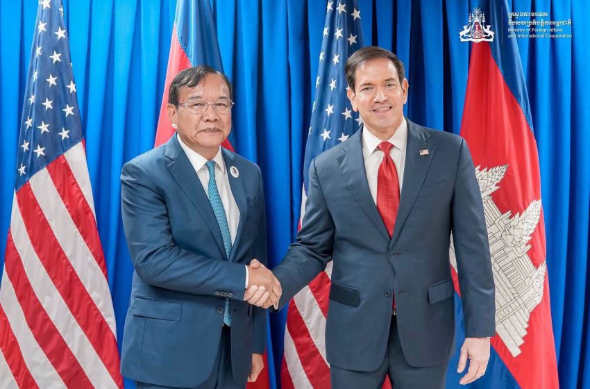  ប្រមុខការទូតកម្ពុជា និងអាម៉េរិក ជួបពិភាក្សាការងារទ្វេភាគី ដើម្បីជំរុញភាពជាដៃគូប្រទេសទាំងពីរឱ្យកាន់តែរីកចម្រើនថែមទៀត
